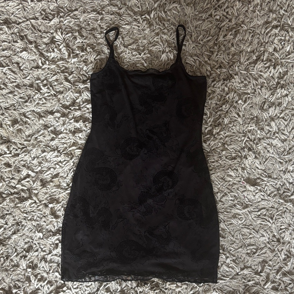 Elegant Black mini Dress